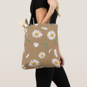 Daisy Floral Tote Bag トートバッグ (クローズアップ)