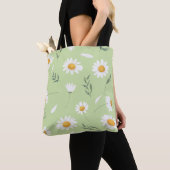 Daisy Floral Tote Bag トートバッグ (クローズアップ)