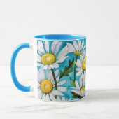 Daisy Flower Daisies Floral Art Coffee Tea Mug マグカップ (左)