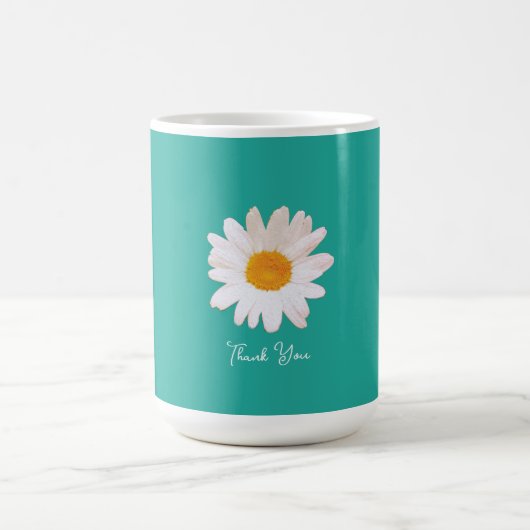 Daisy Flower Dream– Summer Botanical Cozy コーヒーマグカップ (中央)