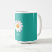 Daisy Flower Dream– Summer Botanical Cozy コーヒーマグカップ (正面右)