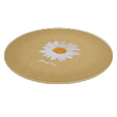 Daisy Flower Dream – Summer Botanical Thank You カッティングボード (角)