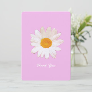 Daisy Flower Dream – Summer Botanical Thank You シーズンカード