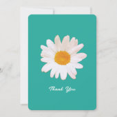 Daisy Flower Dream – Summer Botanical Thank You シーズンカード (正面)