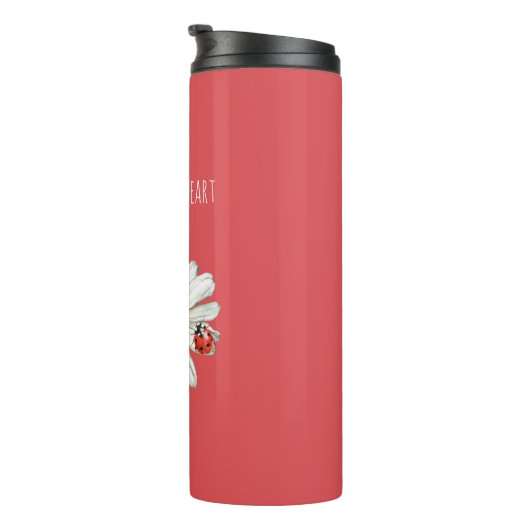 Daisy Flower Ladybug タンブラー (回転右)