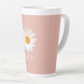 Daisy Flower Mug – Summer Botanical Cozy カフェラテマグ (右アングル)