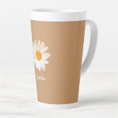 Daisy Flower Mug – Summer Botanical Cozy カフェラテマグ (右アングル)