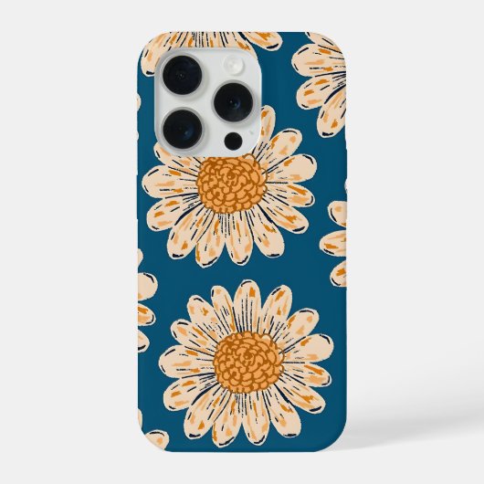 Daisy Flower Phone Case iPhoneケース (裏面)