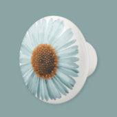Daisy Flower Print Knob, Bring a Touch of Whimsy t セラミックノブ