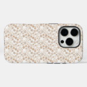Daisy Flowers Beige Floral Aesthetic Ditsy Tan Case-Mate iPhoneケース (裏面 (横))