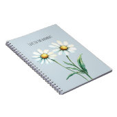 Daisy Flowers Live in the moment ノートブック (右側)