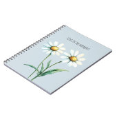 Daisy Flowers Live in the moment ノートブック (左側)