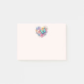 Daisy Flowers with a Beautiful Butterfly ポストイット (正面)