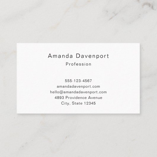 Daisy Flowers with a Beautiful Butterfly 名刺 (裏面)