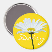 Daisy Fridge Magnet Cheerful Flower Daisy Gifts マグネット (正面/裏面)