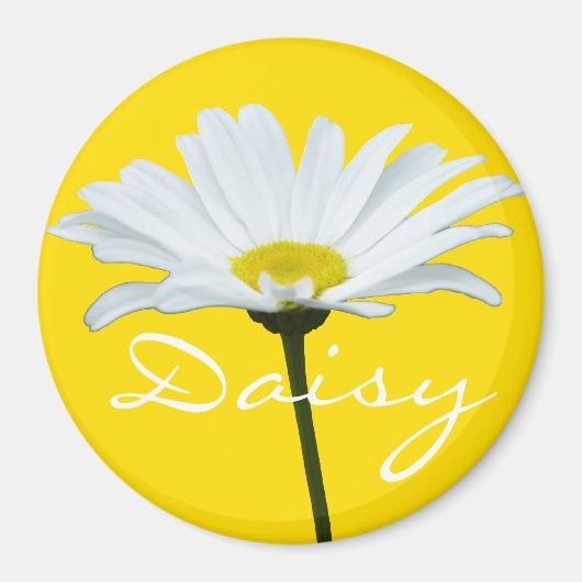 Daisy Fridge Magnet Cheerful Flower Daisy Gifts マグネット (正面)