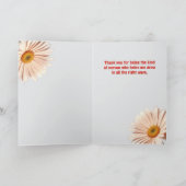 Daisy Friendship & Appreciation Valentine's Day シーズンカード (内部)