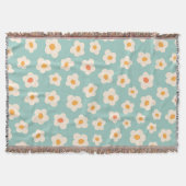 Daisy Fringe Throw Blanket スローブランケット (正面)