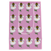 Daisy Gift Bag ミディアムペーパーバッグ (裏面)