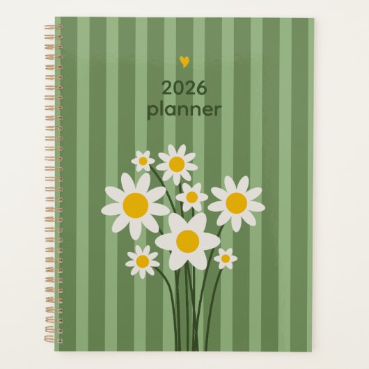 Daisy Green 2026 Planner プランナー手帳 (正面)