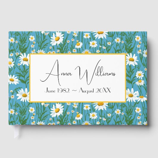 Daisy Meadow for Memorial Service ゲストブック (正面)