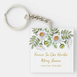 Daisy Memorial Funeral Photo Keychain キーホルダー