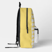 Daisy Monogram April Birth Flower Backpack プリントバックパック (左)