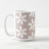 Daisy  mug, Retro Flower  Mug コーヒーマグカップ (左)