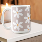 Daisy  mug, Retro Flower  Mug コーヒーマグカップ