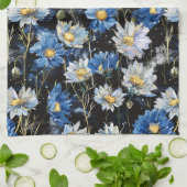 Daisy Night Dance キッチンタオル (折り畳み)