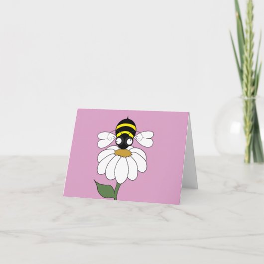 Daisy Note Card (Blank Inside) サンキューカード (正面)