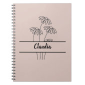 Daisy notebook, Back to school, Gift for girls ノートブック (正面)