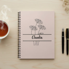 Daisy notebook, Back to school, Gift for girls ノートブック