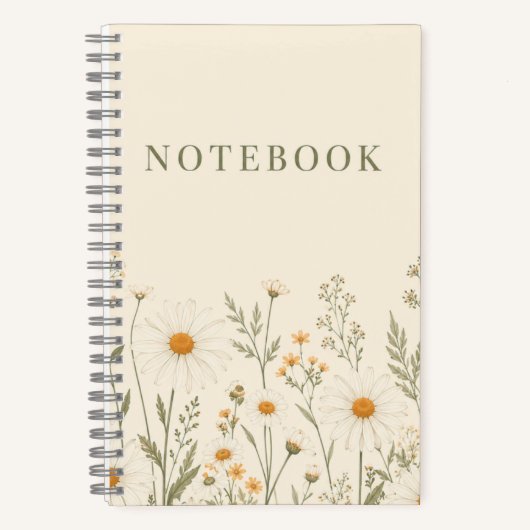 Daisy Notebook – Dotted Journal ノートブック (正面)