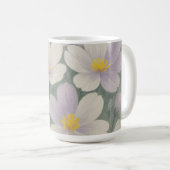 Daisy Pattern Ceramic Mug コーヒーマグカップ (正面右)