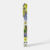 Daisy ,Primrose, Daffodil Flowers iPhoneケース (左側面)