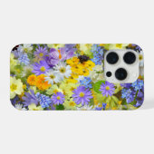 Daisy ,Primrose, Daffodil Flowers iPhoneケース (裏面横)