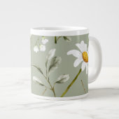 Daisy Print Coffee Mug Wraparound Design  ジャンボコーヒーマグカップ (正面右)