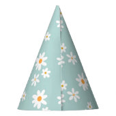 Daisy Retro birthday party hats パーティーハット (裏面)