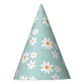 Daisy Retro birthday party hats パーティーハット (正面)