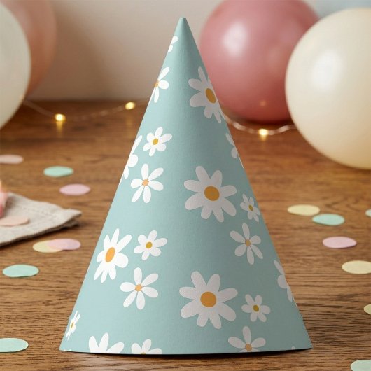 Daisy Retro birthday party hats パーティーハット