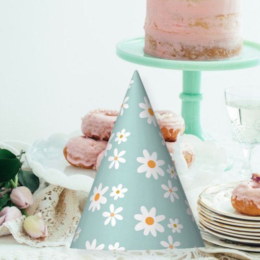 Daisy Retro birthday party hats パーティーハット