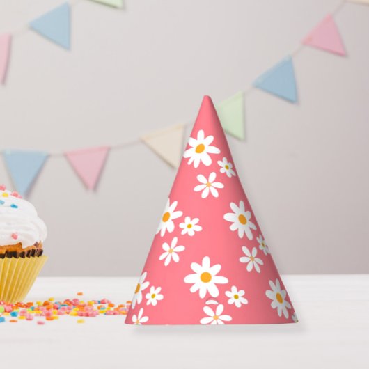 Daisy Retro birthday party hats パーティーハット