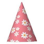Daisy Retro birthday party hats パーティーハット (正面)