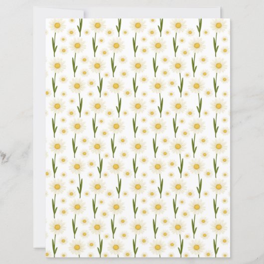Daisy Scrapbook Paper (正面)