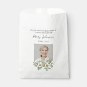 Daisy Seed Packet Memorial Funeral Favor Bag フェイバーバッグ (正面)