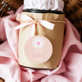 Daisy-Shaped Birthday Bag Tags for Girls ラベル