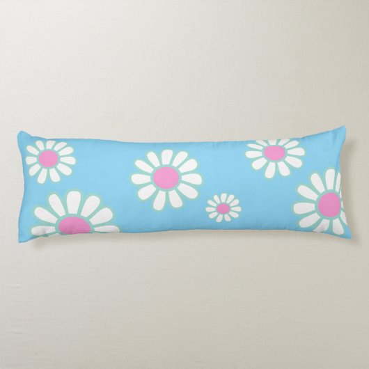 Daisy Simple Orange Blue ボディピロー (裏面)