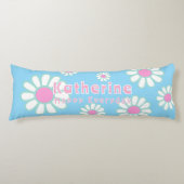 Daisy Simple Orange Blue ボディピロー (正面)
