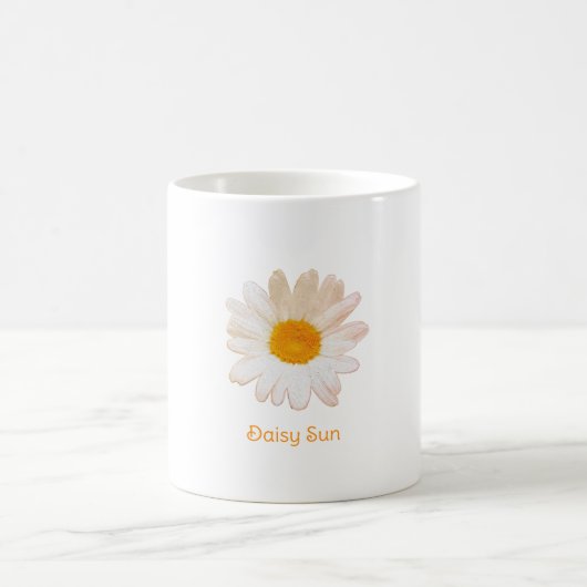 Daisy Sun Mug – Summer Floral Gift コーヒーマグカップ (中央)